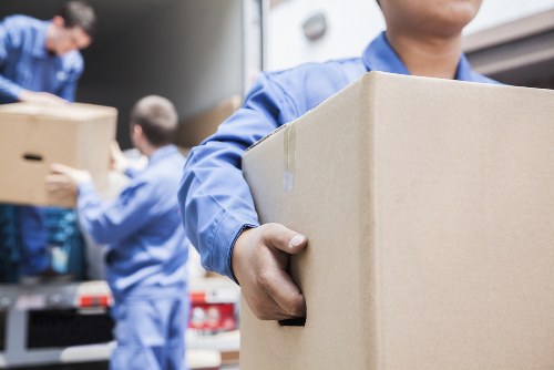 Commercial moving team planning a business relocation in Tufnellpark