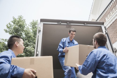 Professional movers handling business relocation logistics in Tufnellpark