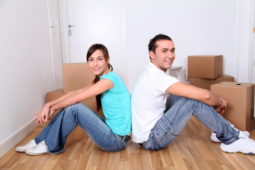 Moving checklist and office furniture setup for a business relocation