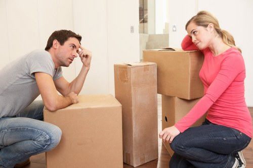 Professional movers handling a flat relocation in Tufnellpark