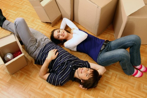 Reusable furniture being set aside for charity donation